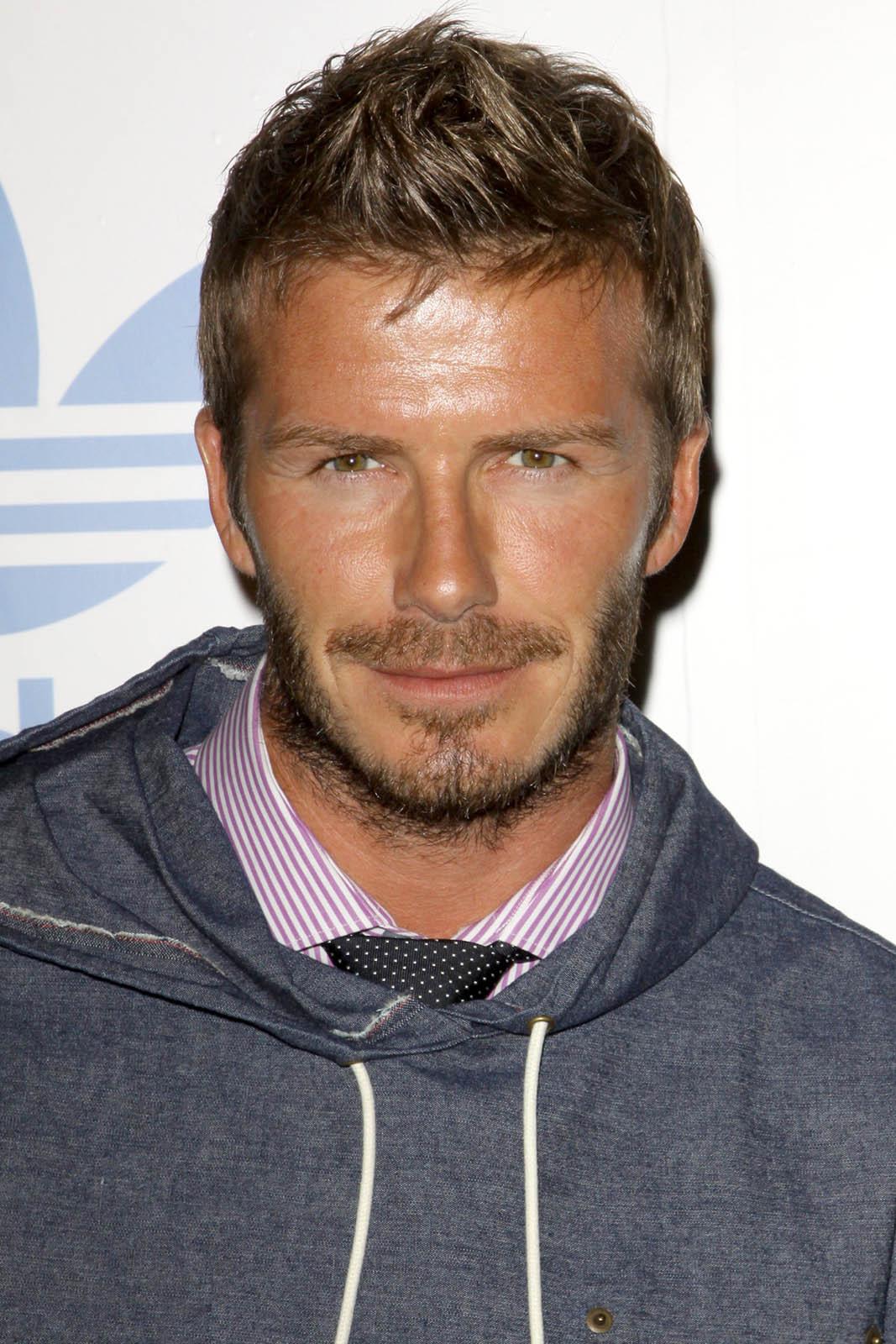 David Beckham Straight Short Hairstyle Picture title=