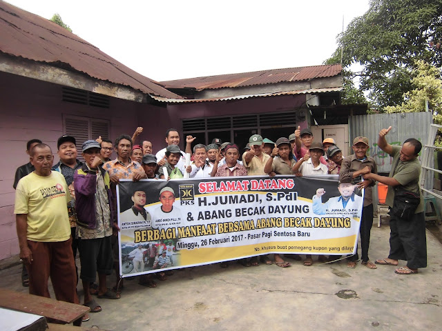 Berkhidmat untuk Rakyat, Jumadi Silaturrahim Bersama Abang Becak