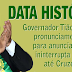 Governador e vice fazem pronunciamento oficial para anunciar abertura ininterrupta de BR-364