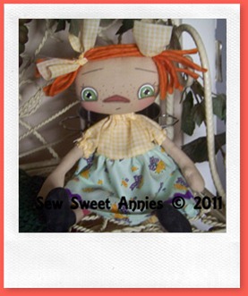 MY RAGGEDY DOLLS 12-2011 orange haired annie