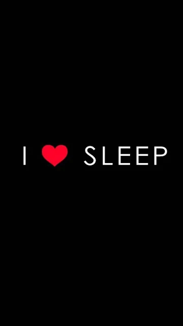 I Love Sleep iPhone Wallpaper