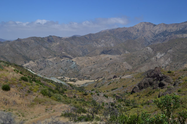 top of the trail looking down