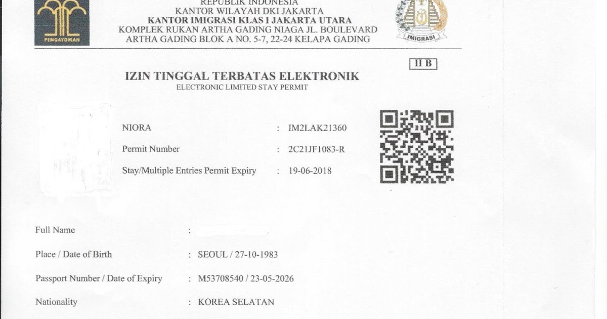Contoh Surat Permohonan Lanjutan Permit Pekerja Asing