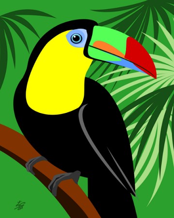 Digital Toucan Art