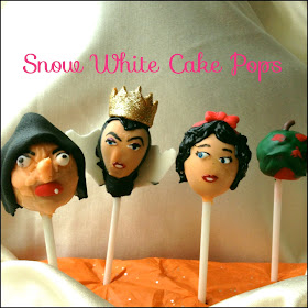 snow white cake pops