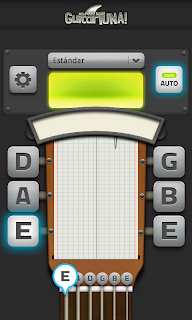 Afinar nuestra guitarra con GuitarTuna, App, Android, Smartphone, Guitarra, Aplicación gratuita, Descargar, Afinar instrumento
