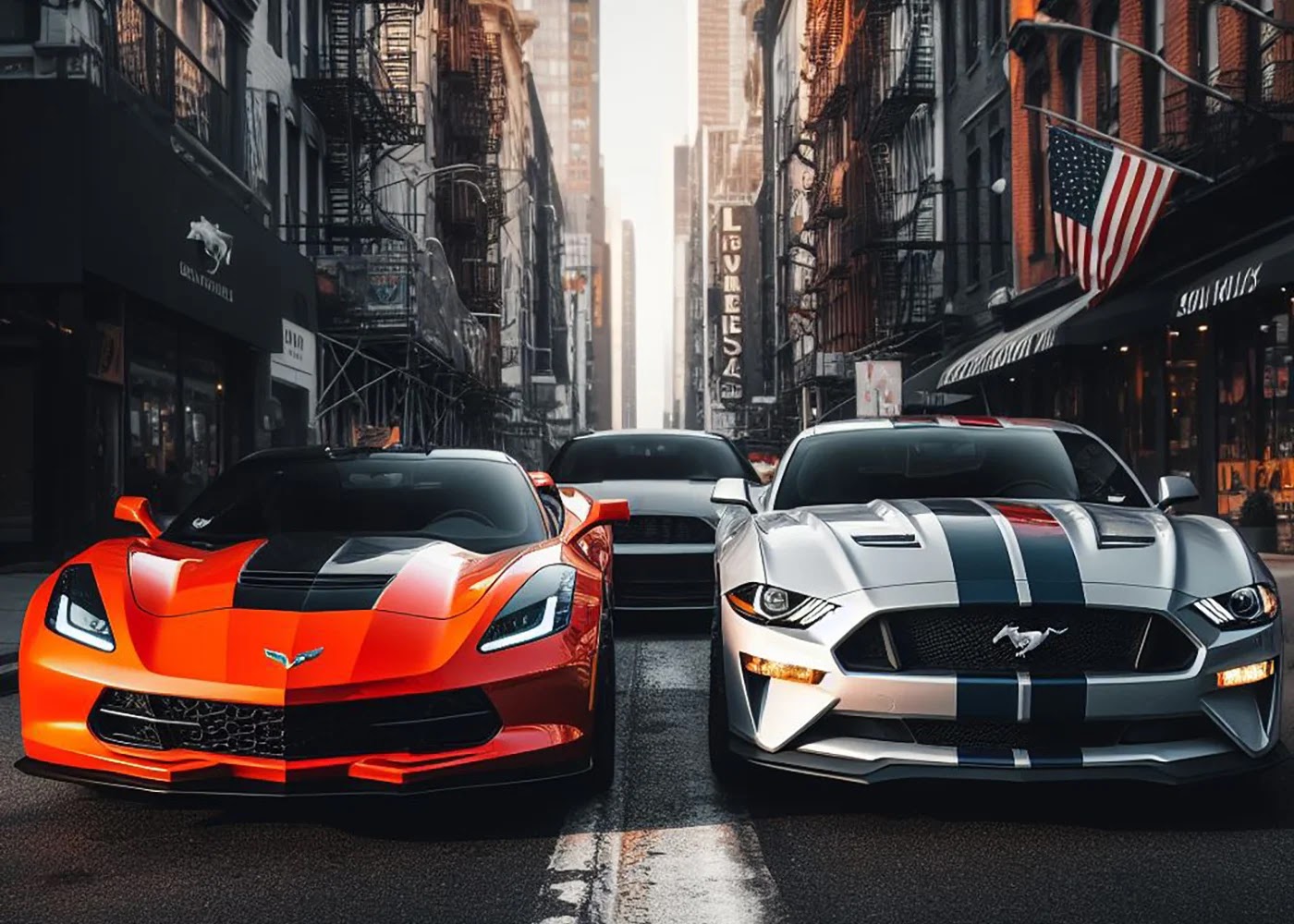 Corvette vs Mustang