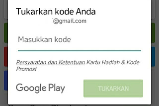 tukarkan kode