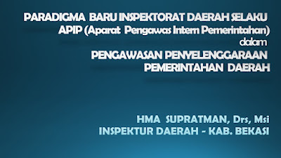 Paradigma Baru APIP