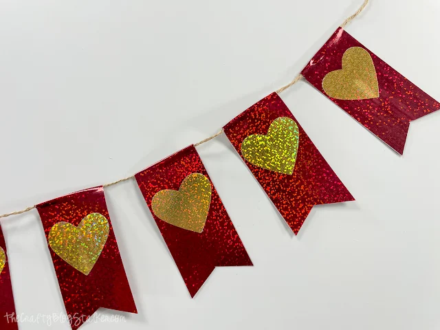 heart duct tape banner