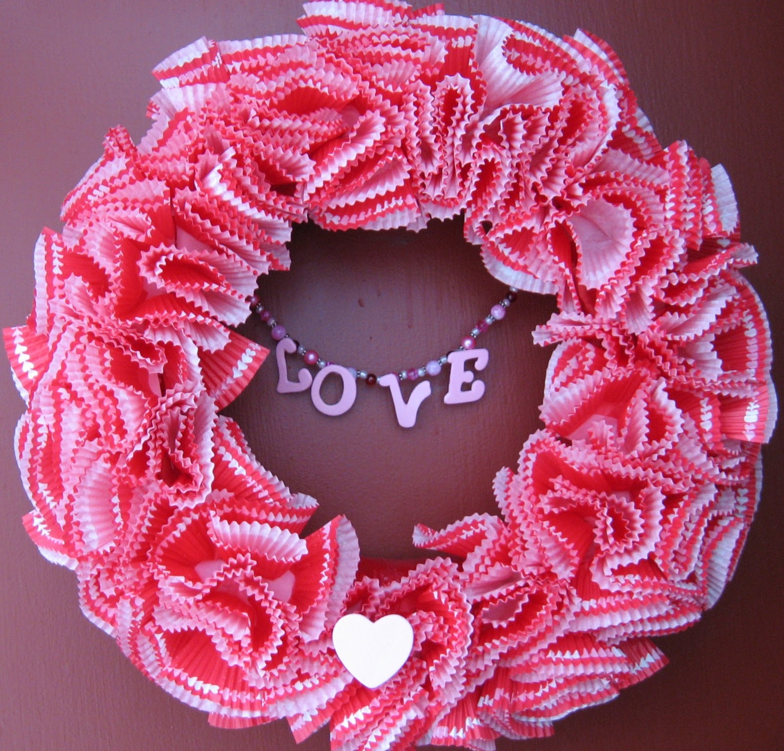 Pattern Shmattern: Valentines Day Wreath