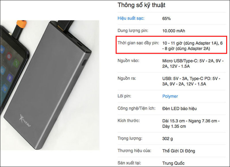 Thông số kỹ thuật