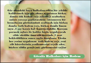 Gözaltı Halkaları için Badem Yağı 