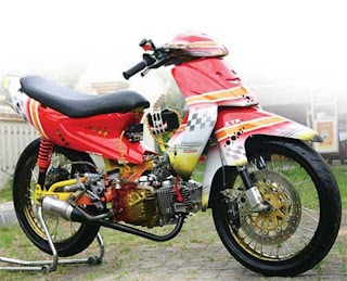 Modifikasi Smash 2003 Mantap Brow  Motor Racing