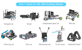 Yahboom Coding Robot 9 in 1 Building Blocks Kit