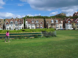 Mini Golf Grass Putting Course at West Marina Gardens in St Leonards, East Sussex