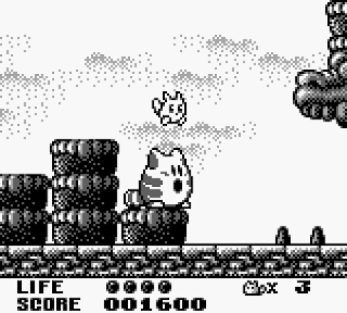 Screenshot du jeu vidéo Trip World sur Nintendo Game Boy.