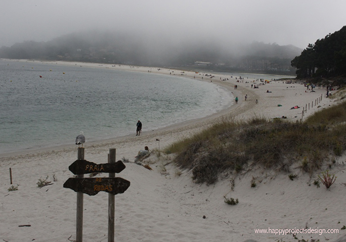 Playa de Rodas en las islas Cíes (Galícia)