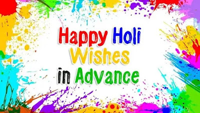 happy holi in advance 2019 wishes