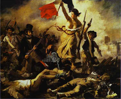 Delacroix -- A Liberdade guiando o povo