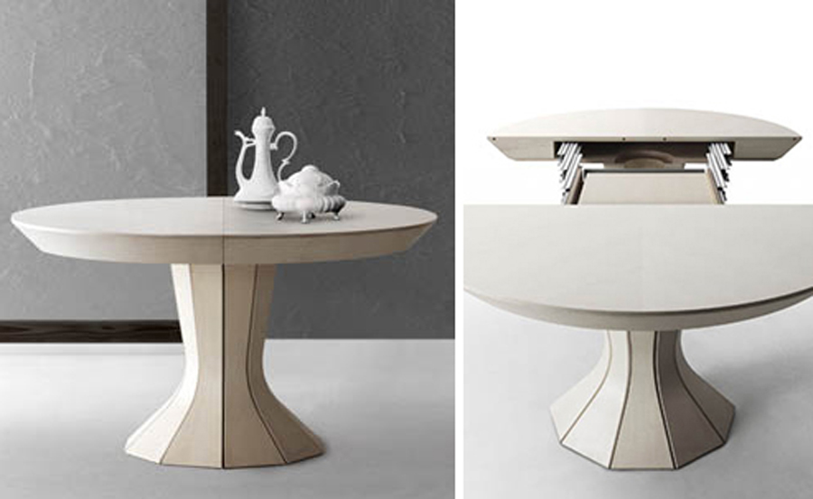 Modern Opera by Bauline - Round Expandable Dining Table ...
