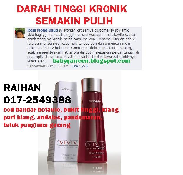 Testimoni Vivix - Masalah Darah Tinggi Kronik Dapat Diatasi