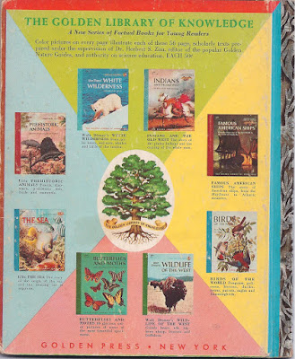 Back Cover of Golden Books: The Golden Library of Knowledge