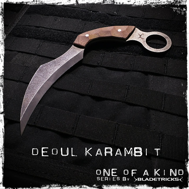 Badass mean tactical Deoul karambit by Bladetricks