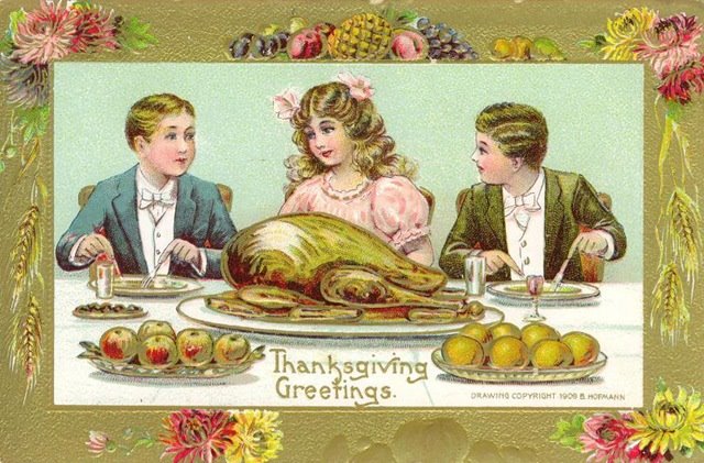 Thanksgiving Vintage Postcard