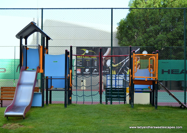 playground and tennis court at Park Complex