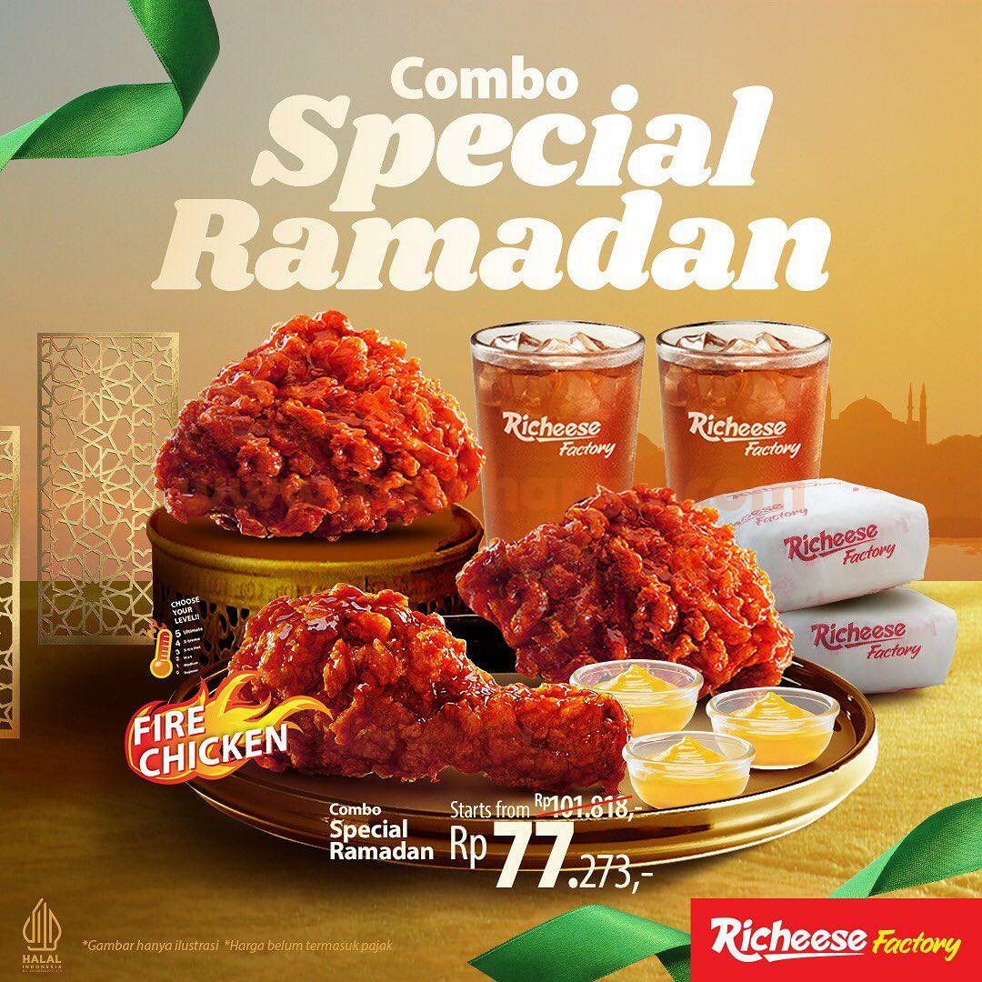 Promo RICHEESE FACTORY COMBO RAMADAN mulai Rp. 77.273