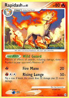 Rapidash Pokemon Card Arceus set