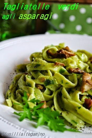 Coloriamo la pasta: verde agli asparagi