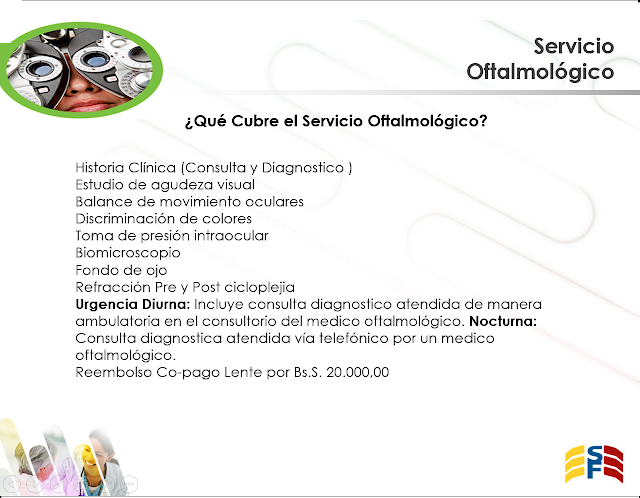 SERVICIO OFTALMOLOGICO SEG FEDERAL