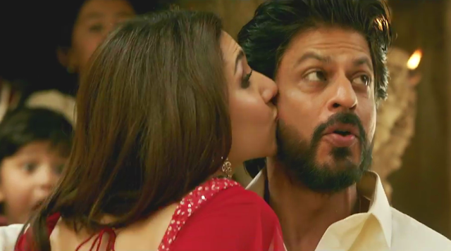 Halka Halka, SRK, Mahira, Kiss