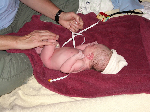 Homebirthed newborn