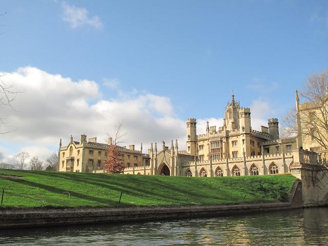 Spanning both sides of the river is Trinity College built by Henry VIII