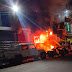 देर रात्रि हुई आगजनी में रेस्टोरेंट खाक, पुलिस व दमकल कर्मियों की भारी मसक्कत के बाद आग पर काबू । Fire incident in Naugaon