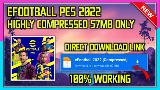 EFootball Pes 2022 Highly Compressed 57Mb Only 
