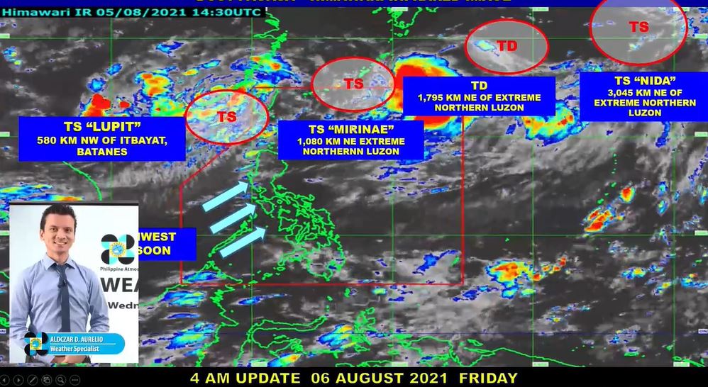 Habagat Pagasa Weather Update August 6 21 The Summit Express