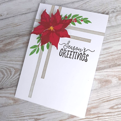 Christmas card featuring Altenew products