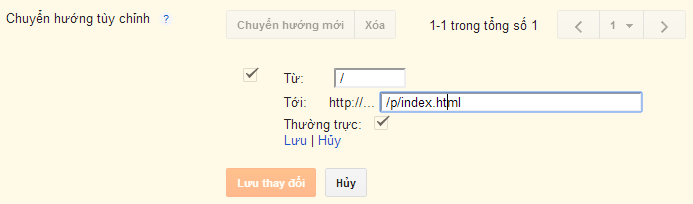Tạo trang chủ dạng static cho Blogger
