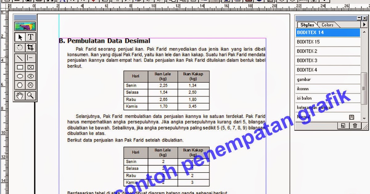 Belajar Pagemaker: Mengatur Penempatan Grafik/Gambar