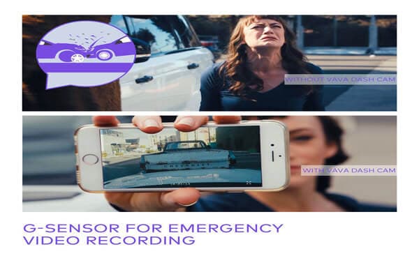 Vava Dash Cam Video Recording