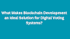 What Makes Blockchain Development an Ideal Solution for Digital Voting Systems?