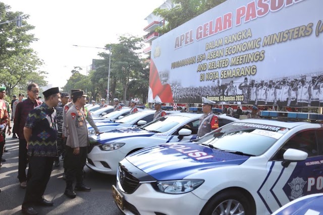 Gelar Pasukan Pengamanan AEM di Semarang, Polda Jateng Terjunkan Tim Jibom Hingga K-9