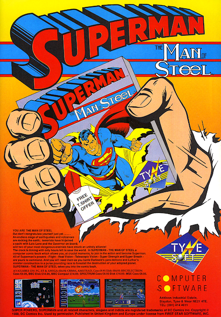 Superman: The Man of Steel, Tynesoft Computer Software (1989)