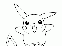 Ausmalbilder Pokemon Pikachu