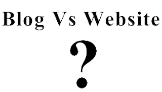 What is the difference between a blog and website
