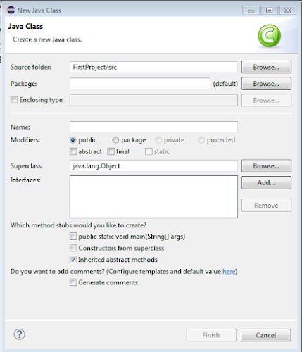 Creating First Java Project in Eclipse IDE